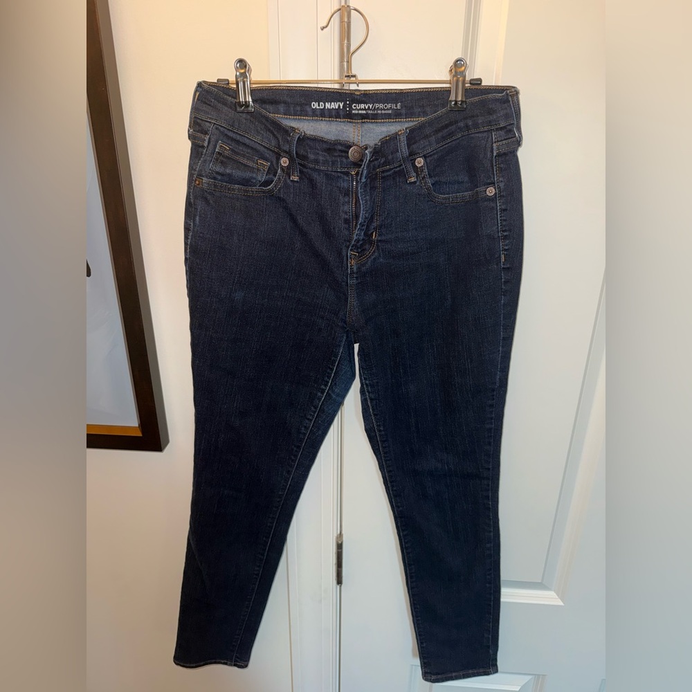 Old Navy Women's Deep Indigo Skinny Jeans